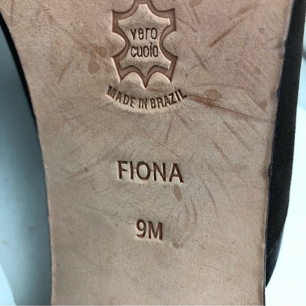 Brighton Fiona Brown Embroidered Slip On Mules 8 EUC - Picture 8 of 8